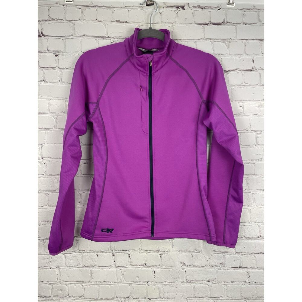 Outdoor Research Radiant Hybrid Jacket Womens S Everglade Full Zip Fleece Lined